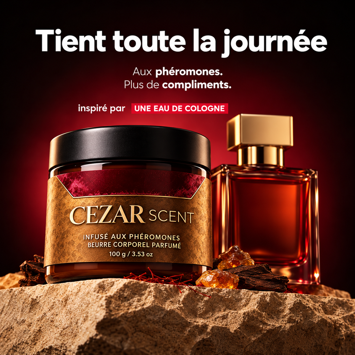 Beurre corporel parfumé CEZAR SCENT